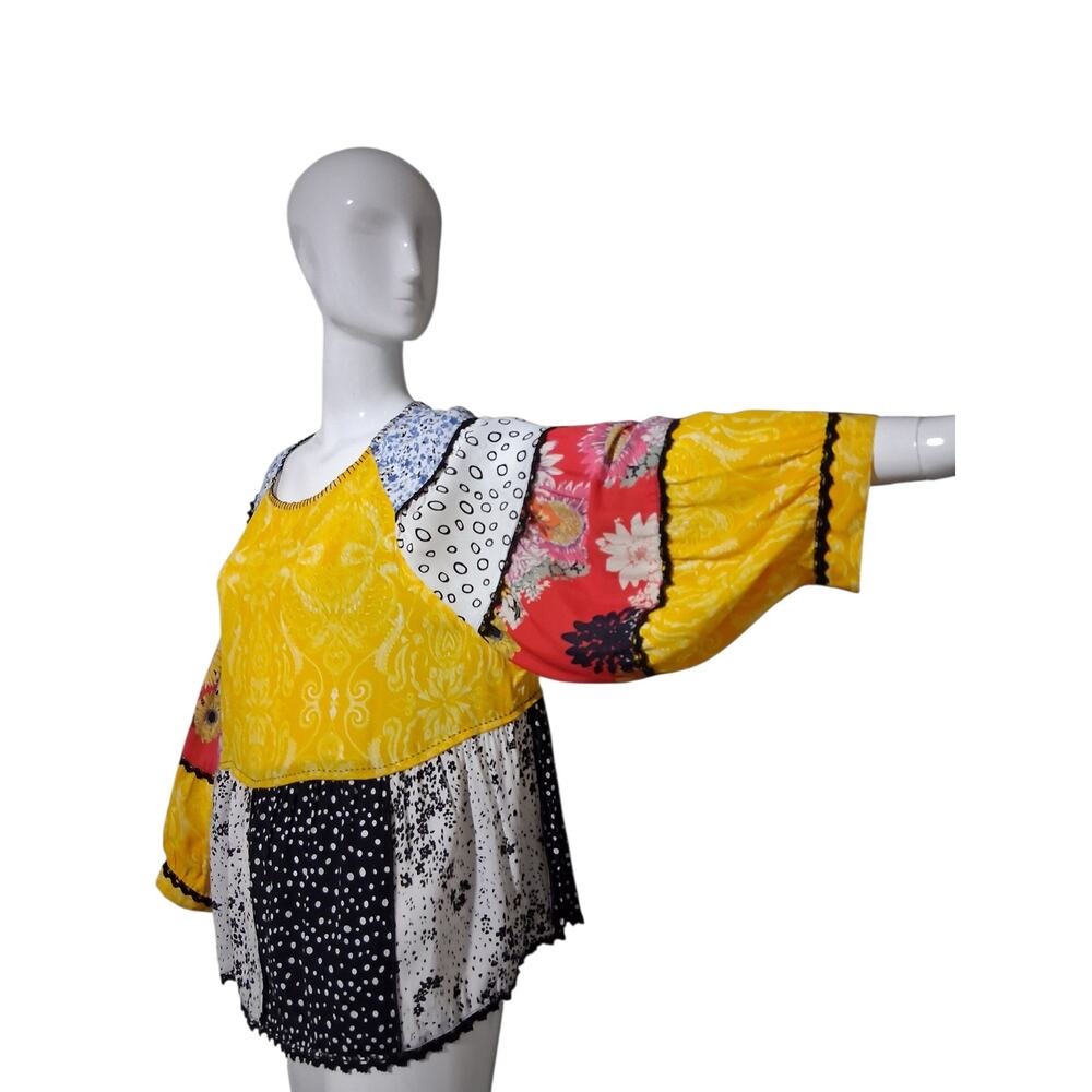 John Mark Patchwork Boho Women's Large Cottagecor… - image 3